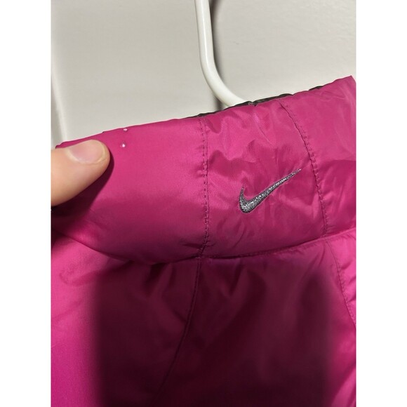 Nike Down Filled Reversible Puffer Vest Pink / Charcoal Womens Small Nice! - Picture 6 of 9